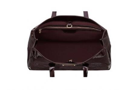 Louis Vuitton Pelle Monogram Vernis Wilshire PM Amaranto Borse M93641