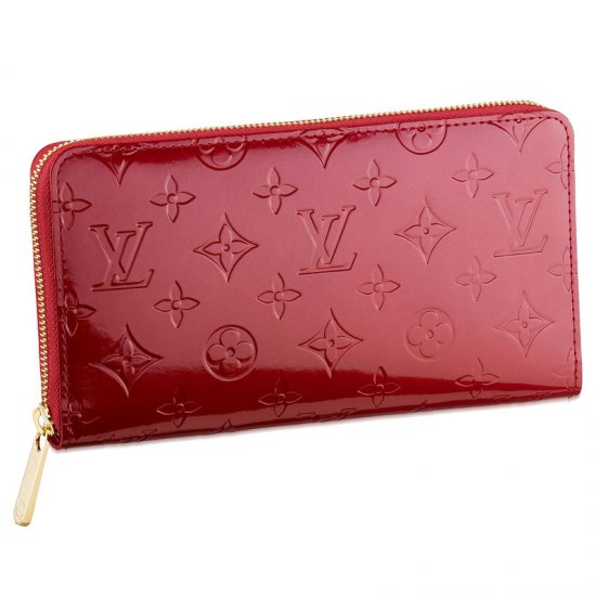 Louis Vuitton Pelle Monogram Vernis Zippy Organizer Pomme Damour Borse M93611