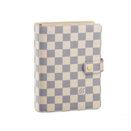 Louis Vuitton Tela Damier Azur Copertina Agenda MM Borse R20241