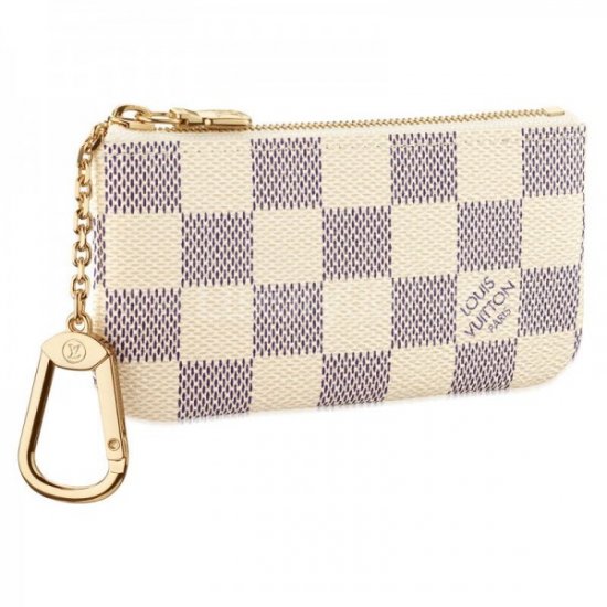 Louis Vuitton Tela Damier Azur Pochette Portachiavi Borse N62659