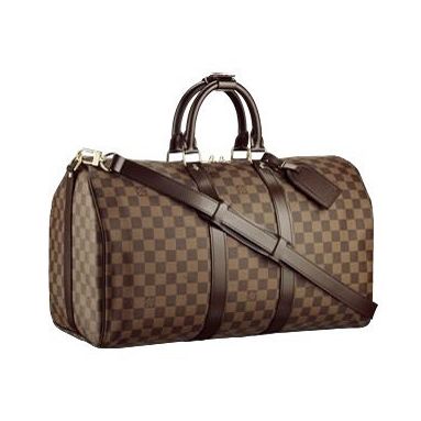 Louis Vuitton Tela Damier Keepall 45 Con Tracolla Borse N41428