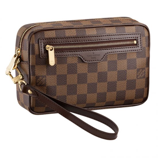 Louis Vuitton Tela Damier Pochette Macao Borse N61739 Uomo