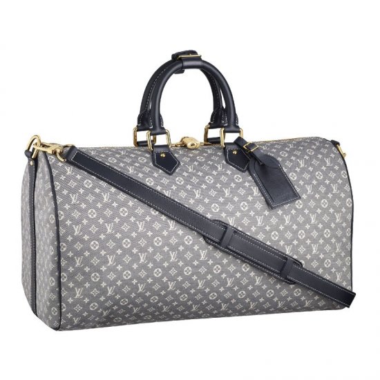 Louis Vuitton Tela Monogram Idylle Speedy Voyage 45 Inchiostro Borse M56706