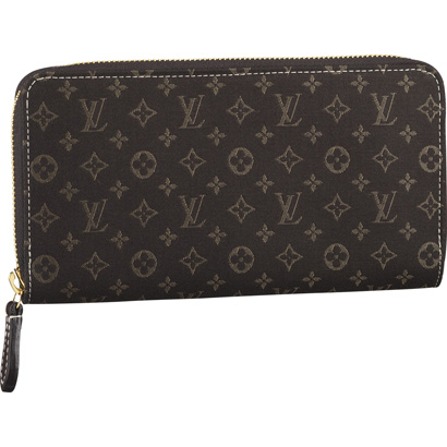 Louis Vuitton Tela Monogram Idylle Zippy Wallet Fusain Borse M63009