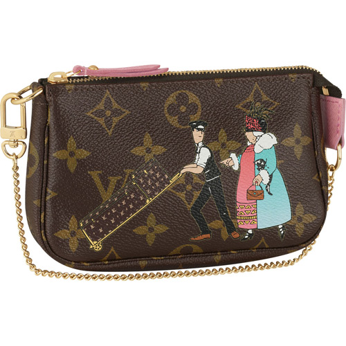 Louis Vuitton Tela Monogram Mini Pochette Illustré Borse M60290