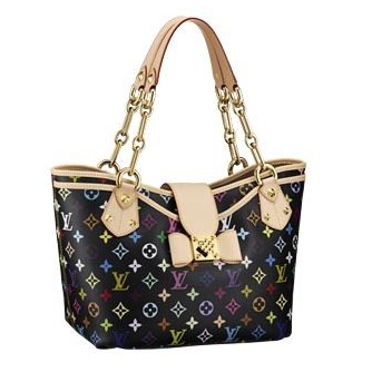 Louis Vuitton Tela Monogram Multicolore Annie GM Nero Borse M40304