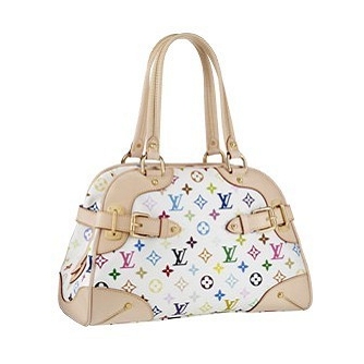 Louis Vuitton Tela Monogram Multicolore Claudi Blanco Borse M40193