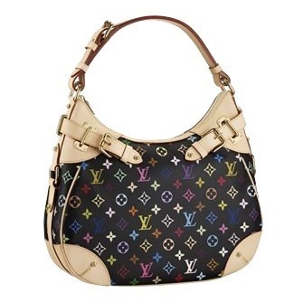 Louis Vuitton Tela Monogram Multicolore Greta Nero Borse M40196