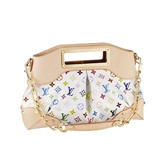 Louis Vuitton Tela Monogram Multicolore Judy MM Blanco Borse M40255