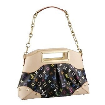 Louis Vuitton Tela Monogram Multicolore Judy MM Nero Borse M40256