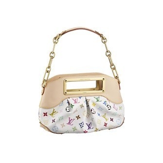 Louis Vuitton Tela Monogram Multicolore Judy PM Blanco Borse M40257