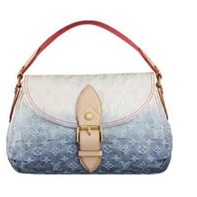 Louis Vuitton Tela Monogram Denim Sunray Blu Borse M40416