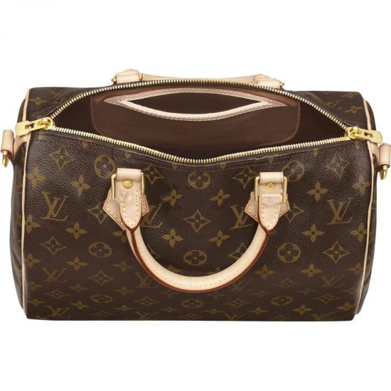Louis Vuitton Tela Monogram Speedy 30 Con Tracolla Borse M40391