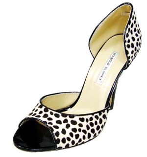 Manolo Blahnik Leopard spot midheaven pumps