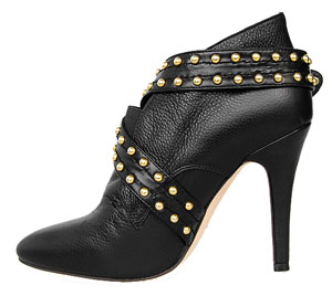 Manolo Blahnik buckled X-strap ankle booties