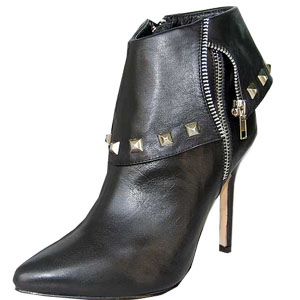 Manolo Blahnik buckled zip Ankle boots black