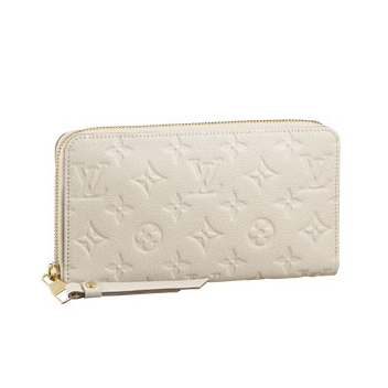 Louis Vuitton Pelle Monogram Empreinte Portafoglio Secret Long Neige Borse M93437