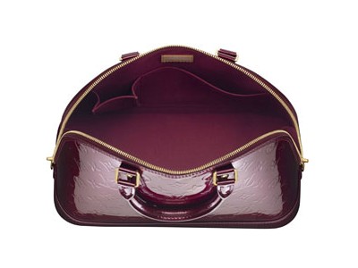 Louis Vuitton Pelle Monogram Vernis Alma Rosso Fauviste Borse M91691