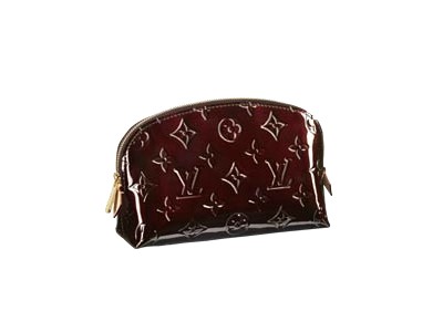 Louis Vuitton Pelle Monogram Vernis Pochette Cosmetique Amaranto Borse M91495