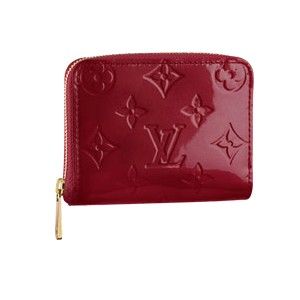 Louis Vuitton Pelle Monogram Vernis Portafoglio Zippy Coin Pomme Damour Borse M93608