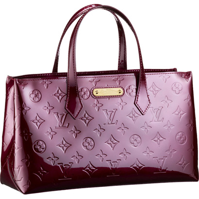 Louis Vuitton Pelle Monogram Vernis Wilshire PM Rosso Fauviste Borse M91644