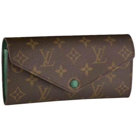 Louis Vuitton Tela Monogram Portafoglio Josephine Verde Borse M60163