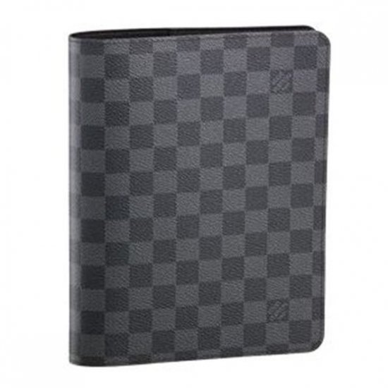 Louis Vuitton Tela Damier Graphite Copertina Agenda Bureau Borse R20974 Uomo