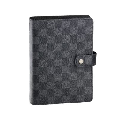 Louis Vuitton Tela Damier Graphite Copertina Agenda MM Borse R20242 Uomo