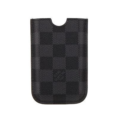 Louis Vuitton Tela Damier Graphite Custodia Iphone 3G Borse N62669 Uomo