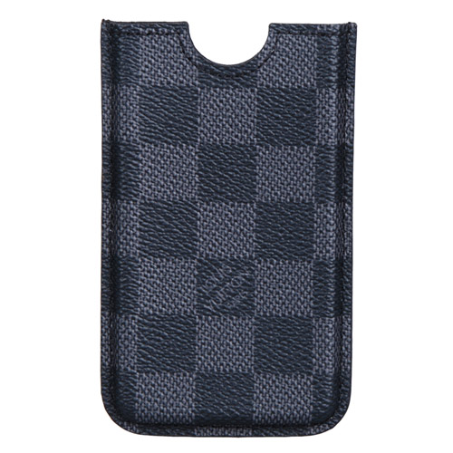 Louis Vuitton Tela Damier Graphite Custodia Iphone 4 Borse N63102 Uomo