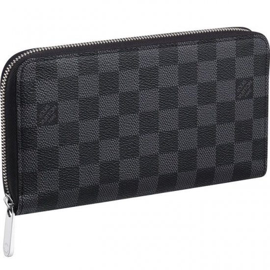 Louis Vuitton Tela Damier Graphite Organizer Zippy Borse N63077 Uomo