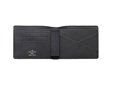 Louis Vuitton Tela Damier Graphite Portafoglio Multiple Borse N62663 Uomo