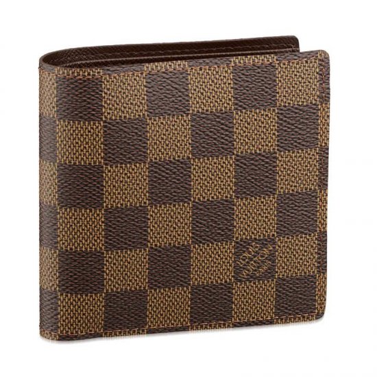 Louis Vuitton Tela Damier Portafoglio Marco Borse N61675 Uomo