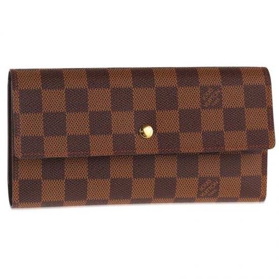 Louis Vuitton Tela Damier Portafoglio Porte Tresor International Borse N61217