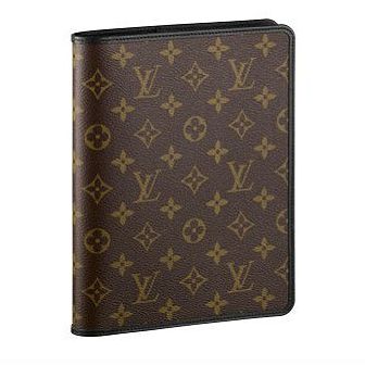 Louis Vuitton Tela Monogram Macassar Copertina Agenda Bureau Borse R21083 Uomo