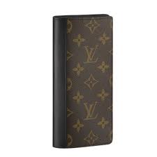 Louis Vuitton Tela Monogram Macassar Tanon Wallet Borse M93800 Uomo