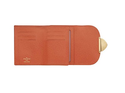 Louis Vuitton Tela Monogram Multicolore Portafoglio Joey Arancione Borse M60280