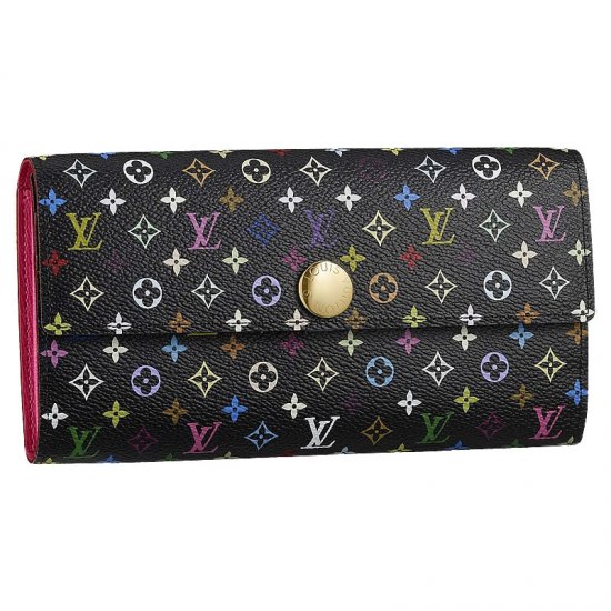 Louis Vuitton Tela Monogram Multicolore Portafoglio Sarah Grenade Borse M93747