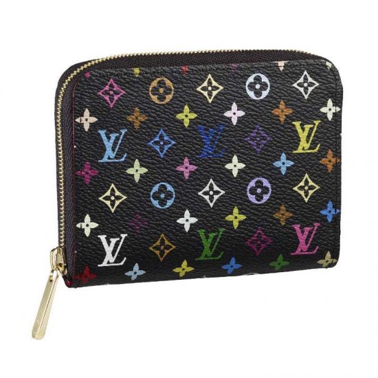 Louis Vuitton Tela Monogram Multicolore Portafoglio Zippy Coin Grenade Borse M93740