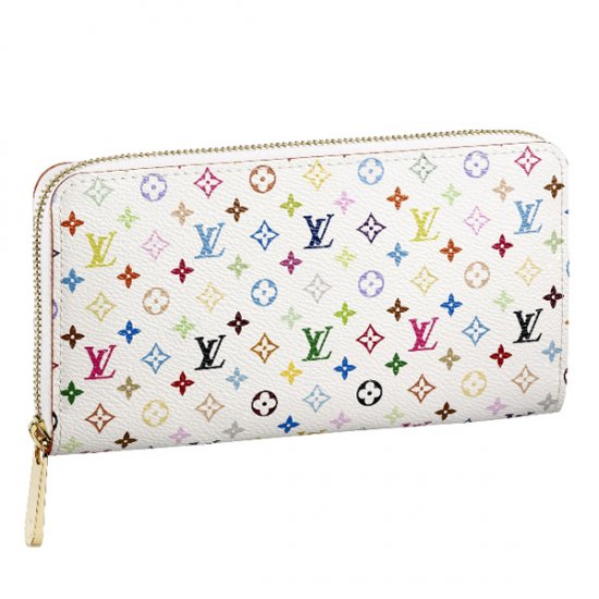 Louis Vuitton Tela Monogram Multicolore Portafoglio Zippy Figue Borse M60242