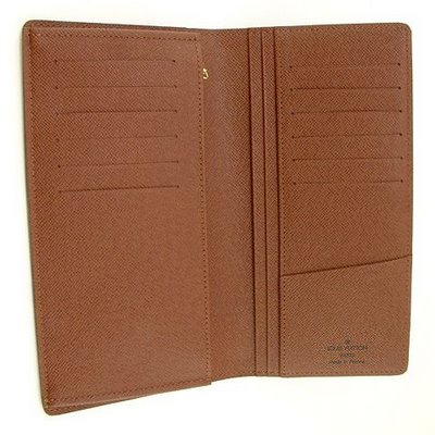 Louis Vuitton Tela Monogram Portafoglio Brazza Borse M66540 Uomo