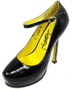 YSL patent leather Tribute high heel Pump black