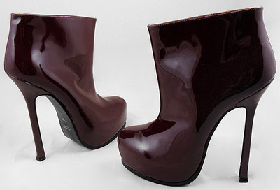 YSL Tribute brown Too Boot coffee