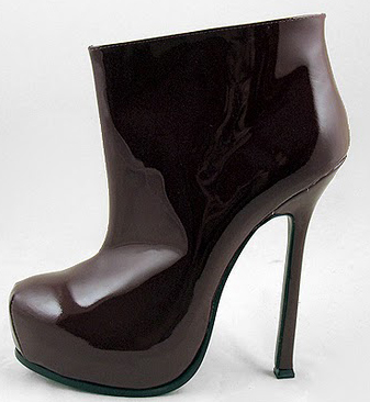 YSL Tribute brown Too Boot coffee
