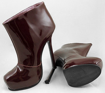 YSL Tribute brown Too Boot coffee