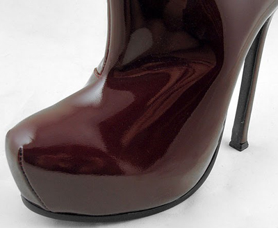 YSL Tribute brown Too Boot coffee