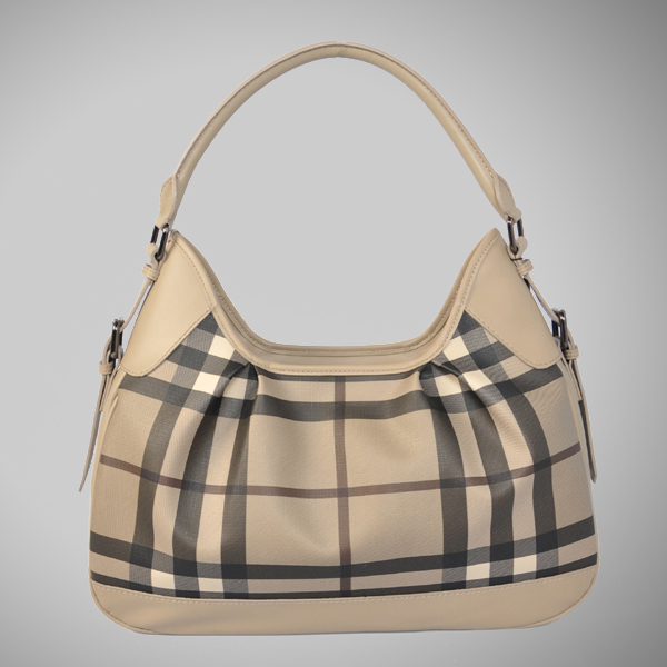 Burberry Piccolo affumicato Controllare Hobo Borsa 10000011617