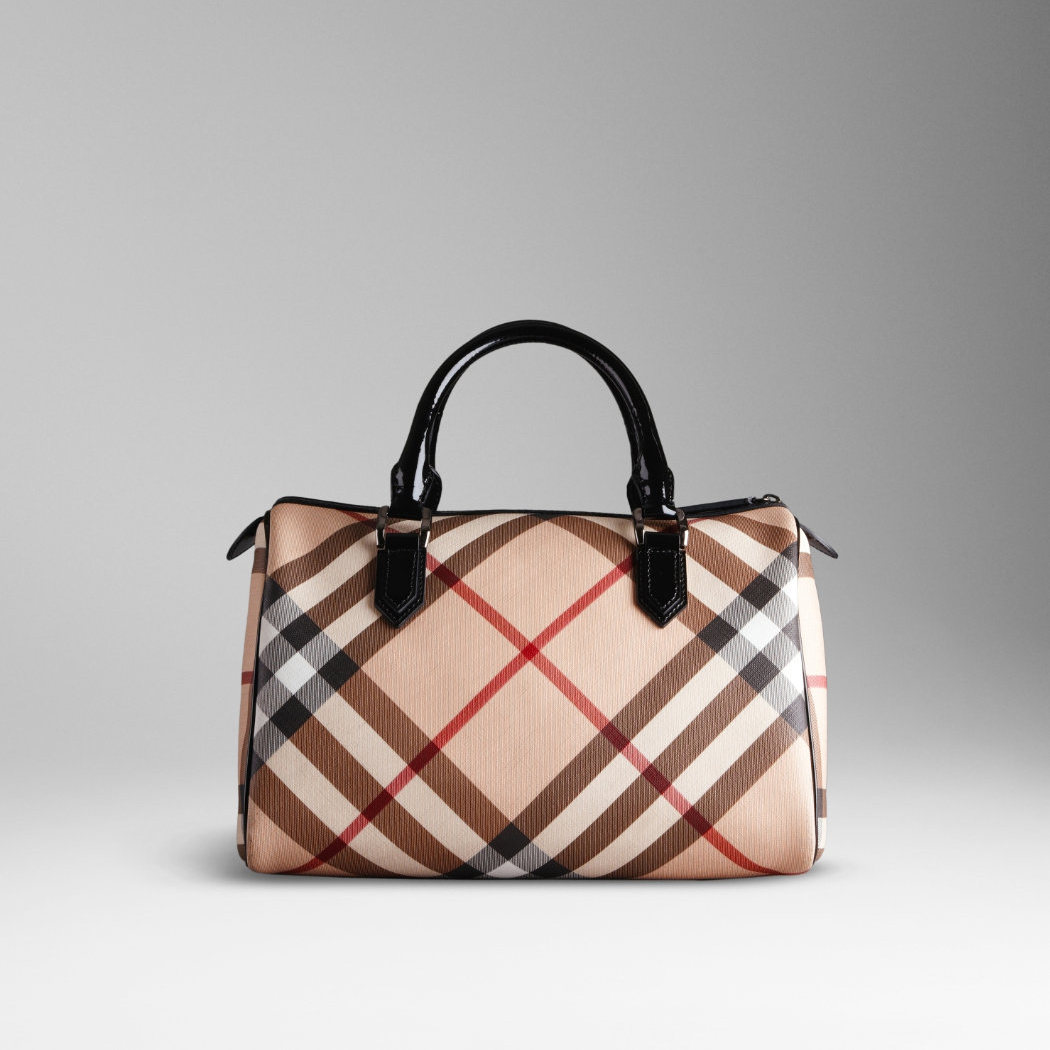 Burberry Grande Nova Check Bowling Borsa 34599131