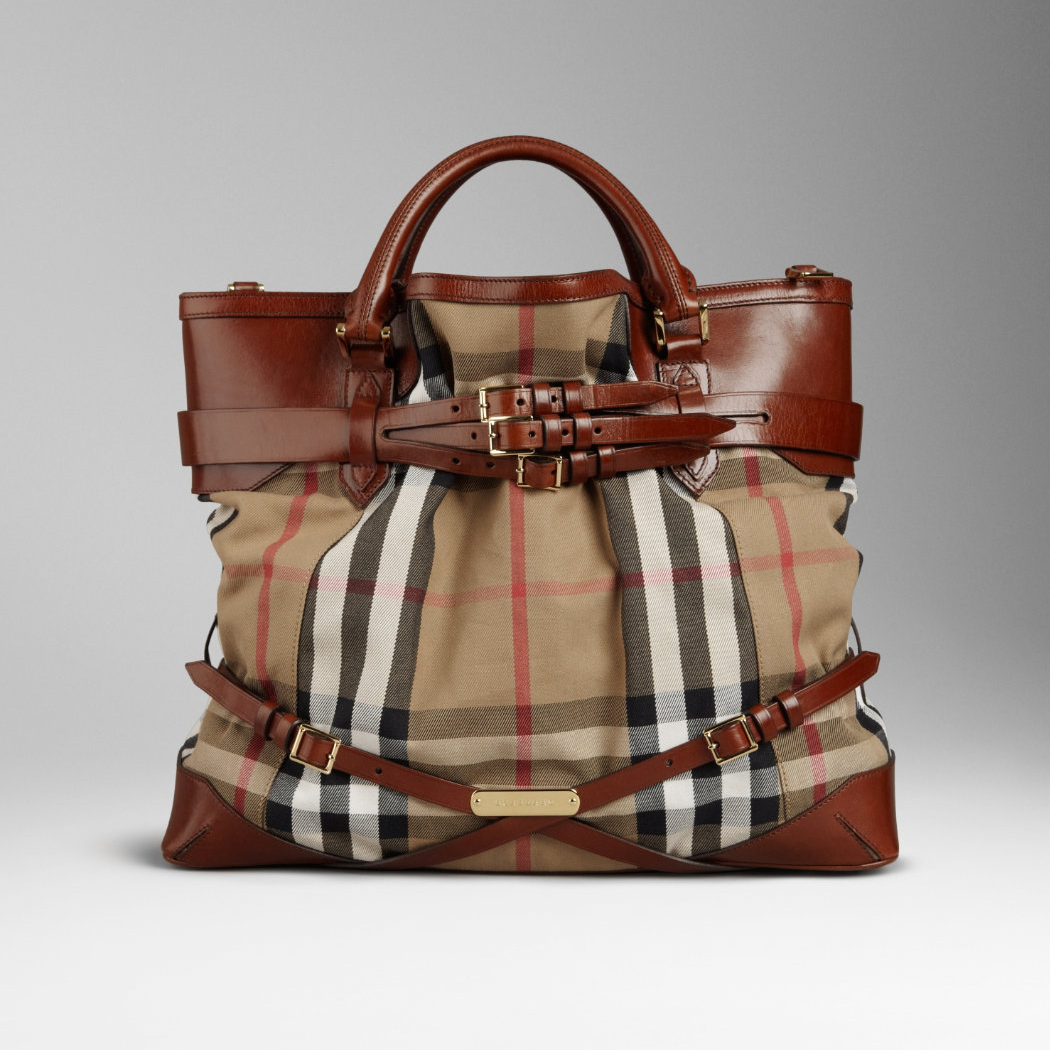 Burberry Grande Briglia casa Controllare Tote Borsa 37638321