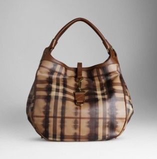 Burberry Grande tintura del legame affumicato Controllare Tote Borsa 37541921